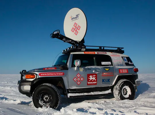 Перевозной мобильный VSAT комплекс